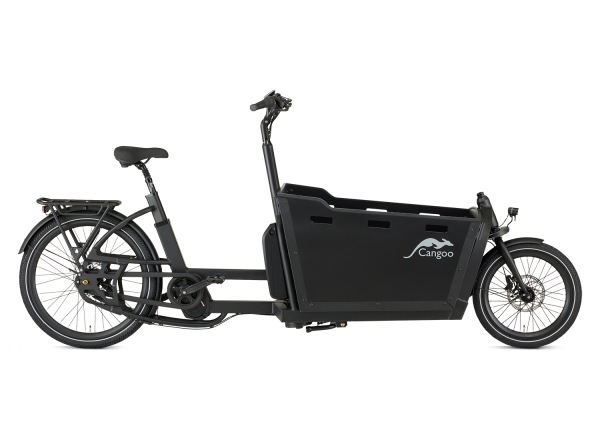 Cangoo Bakfiets Cangoo Buzz :: Zwart – Zwart :: 26 inch Bakfiets