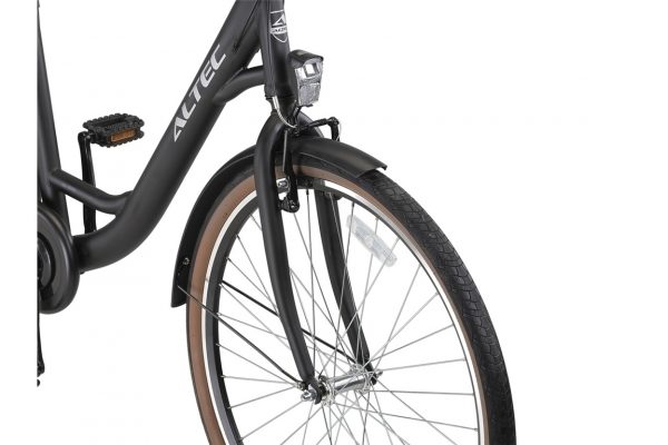 Altec Marquant 28 inch Damesfiets N-3  50cm Mat Zwart