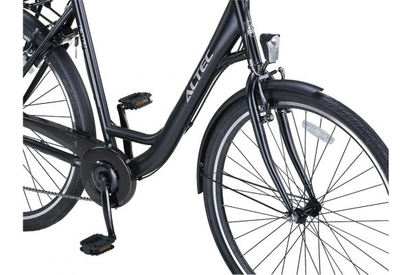 Altec Metro 28 inch Damesfiets 49cm 7s Mat Zwart