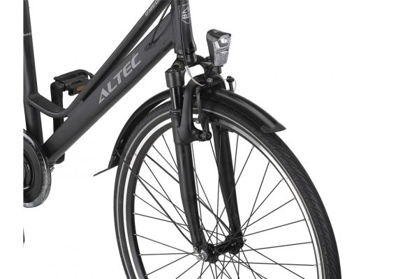 Altec Omega 28 inch Damesfiets 56cm N-7 Mat Zwart *** IN PRIJS VERLAAGD VASTE LAGE PRIJS **