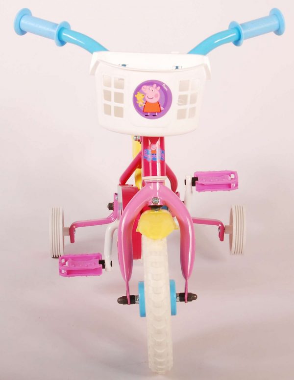 Peppa Pig Kinderfiets – Meisjes – 10 inch – Roze/Blauw – Doortrapper