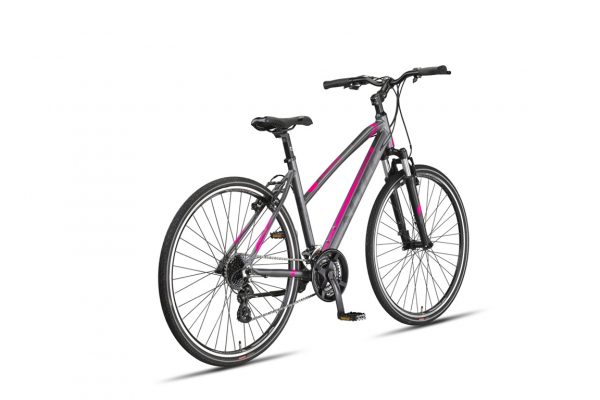 Altec Legarda Trekking V-Brakes Dames 28 inch Antraciet/Pink *** VASTE LAGE PRIJS ***
