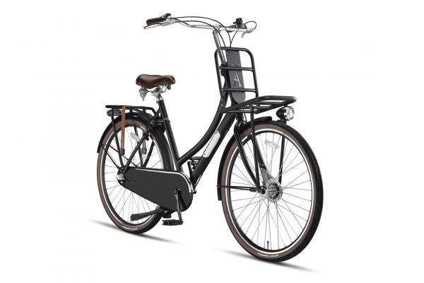 Altec Retro Transportfiets 28inch Dames 57cm Mat Zwart