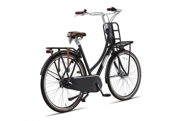 Altec Retro Transportfiets 28inch Dames 57cm Mat Zwart