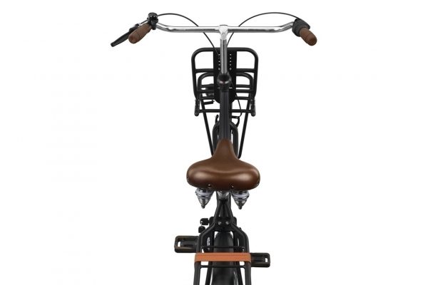 Altec Retro Transportfiets 28inch Dames 57cm Mat Zwart