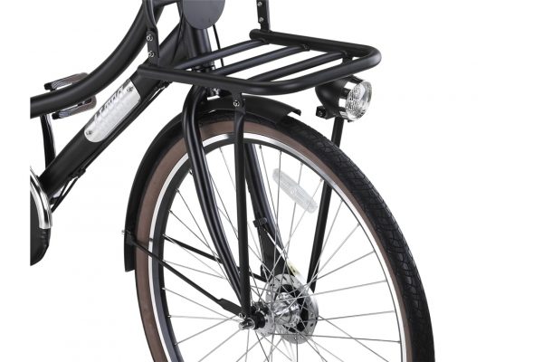 Altec Retro Transportfiets 28inch Dames 57cm Mat Zwart