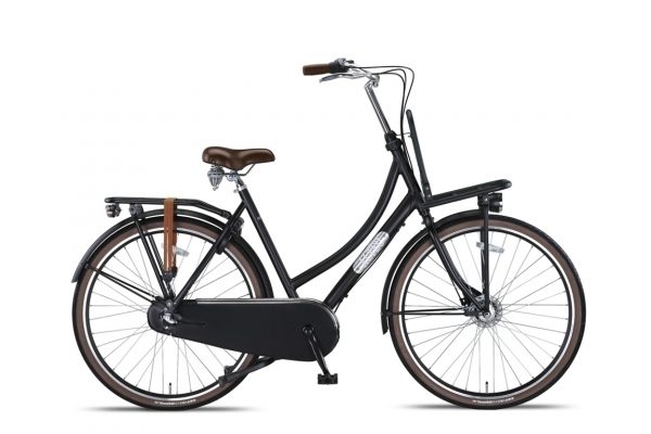 Altec Retro Transportfiets 28inch Dames 57cm Mat Zwart