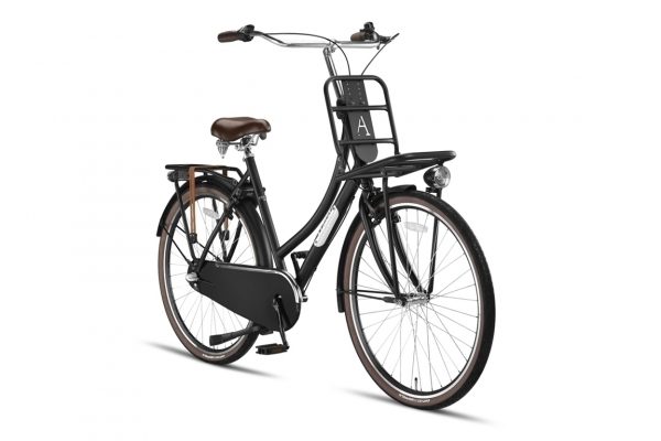 Altec Vintage 28inch Transportfiets N-3 Mat Zwart 50cm ***ACTIE***