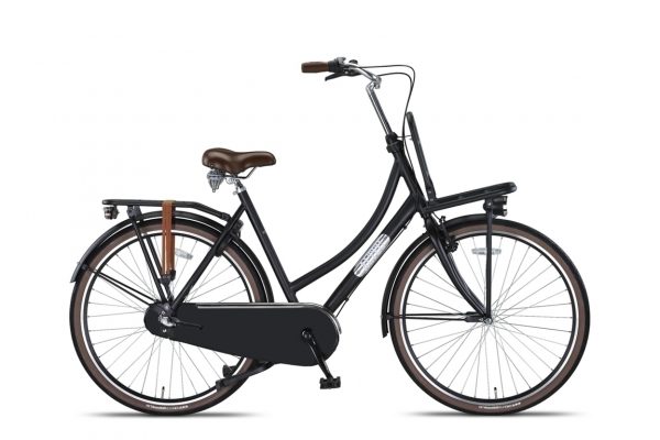 Altec Vintage 28inch Transportfiets N-3 Mat Zwart 50cm ***ACTIE***