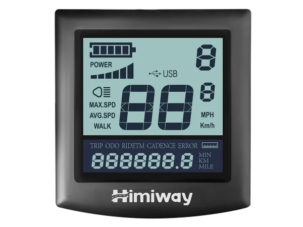 Himiway Escape Pro Elektrische Fatbike  Zwart