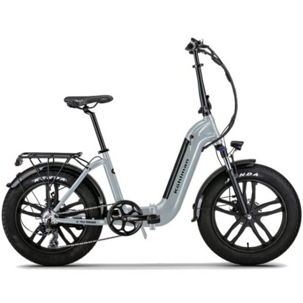 Köhlman Elektrische Fatbike Vouwfiets 7 Speed 20 inch Grijs