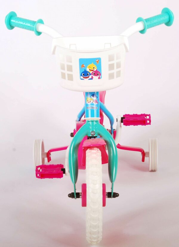 Ocean Kinderfiets – Unisex – 10 inch – Roze Blauw – Doortrapper