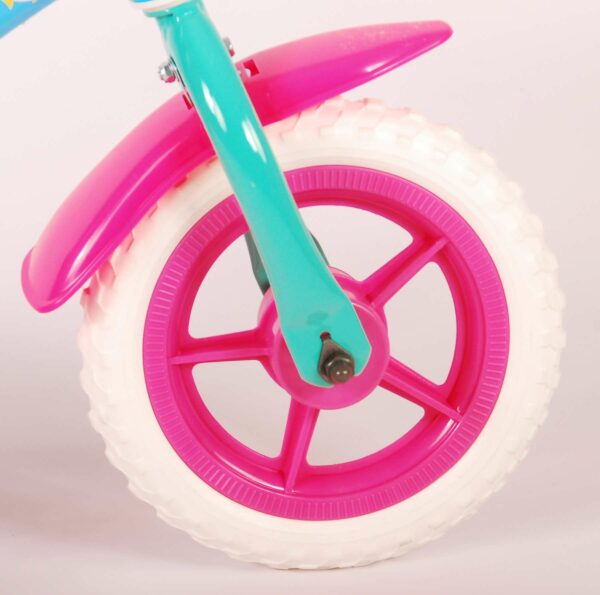 Ocean Kinderfiets – Unisex – 10 inch – Roze Blauw – Doortrapper