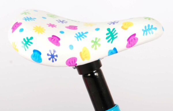 Ocean Kinderfiets – Unisex – 10 inch – Roze Blauw – Doortrapper