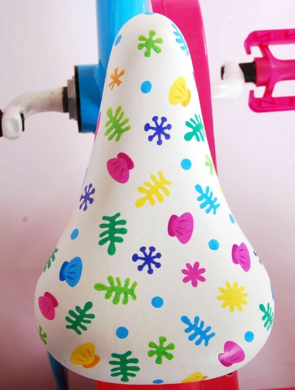 Ocean Kinderfiets – Unisex – 10 inch – Roze Blauw – Doortrapper
