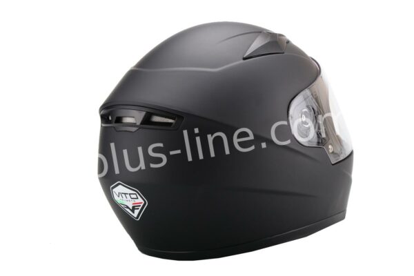 VITO KINDERHELM BAMBINO INTEGRAAL MAT ZWART