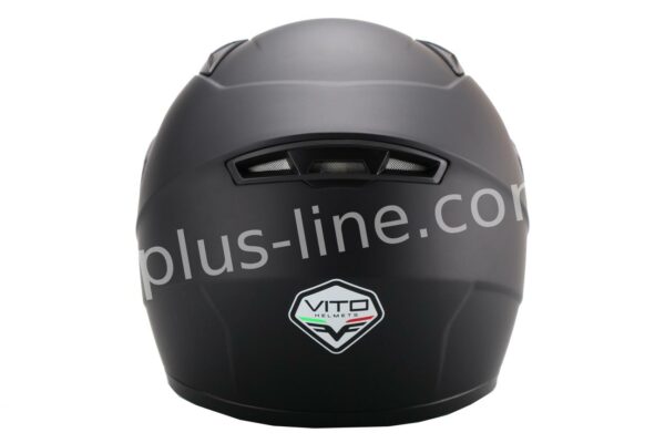 VITO KINDERHELM BAMBINO INTEGRAAL MAT ZWART