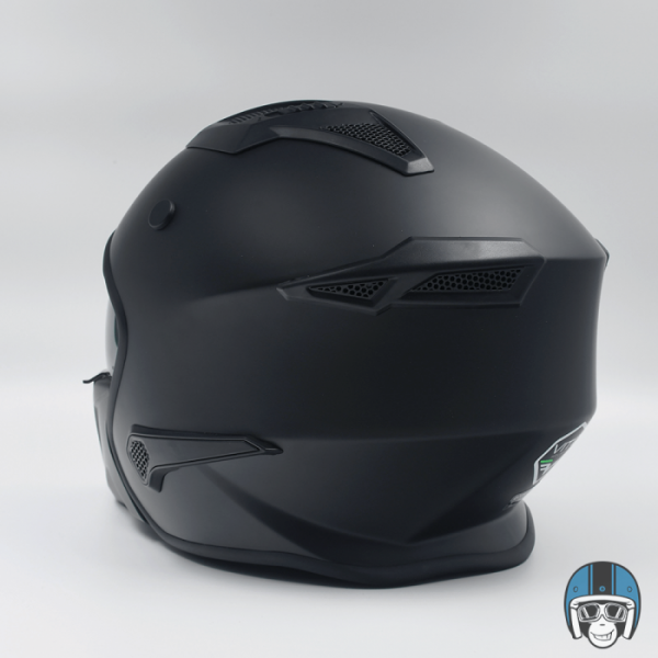 VITO Bruzano Scooterhelm Matzwart