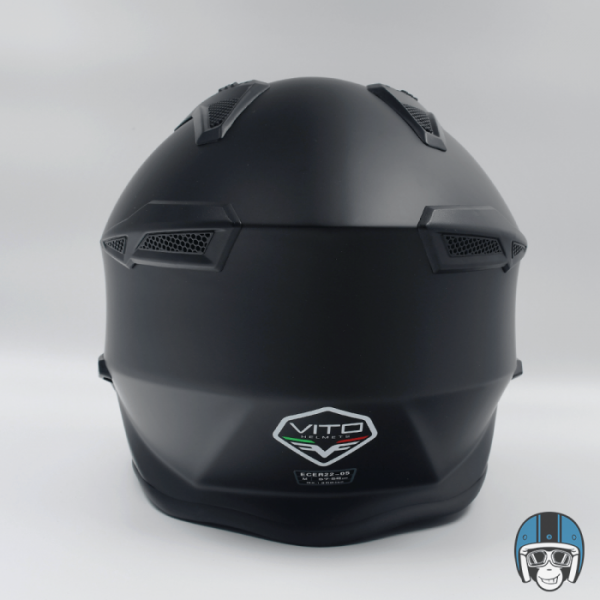 VITO Bruzano Scooterhelm Matzwart