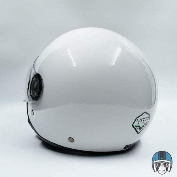 Vito Jet Loreto Scooterhelm Glans Wit