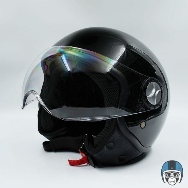 Vito Jet Loreto Scooterhelm Glans Zwart