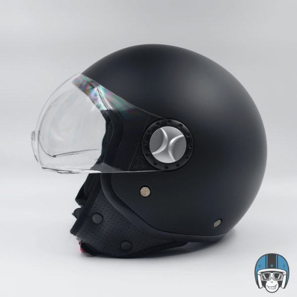 Vito Jet Loreto Scooterhelm Mat Zwart