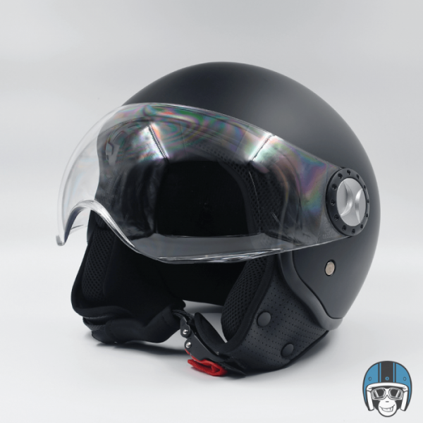 Vito Jet Loreto Scooterhelm Mat Zwart