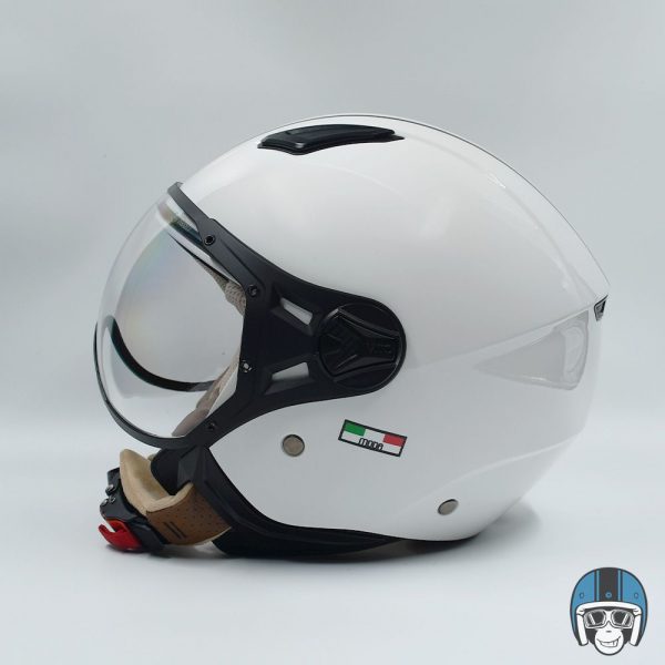 VITO Jet Moda Scooterhelm Glans Wit