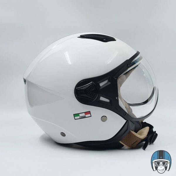 VITO Jet Moda Scooterhelm Glans Wit
