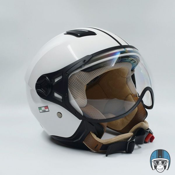 VITO Jet Moda Scooterhelm Glans Wit