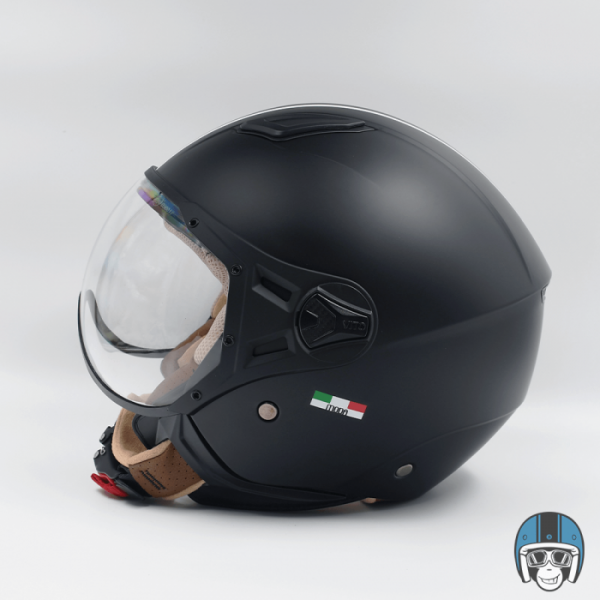 VITO Jet Moda Scooterhelm Mat Zwart