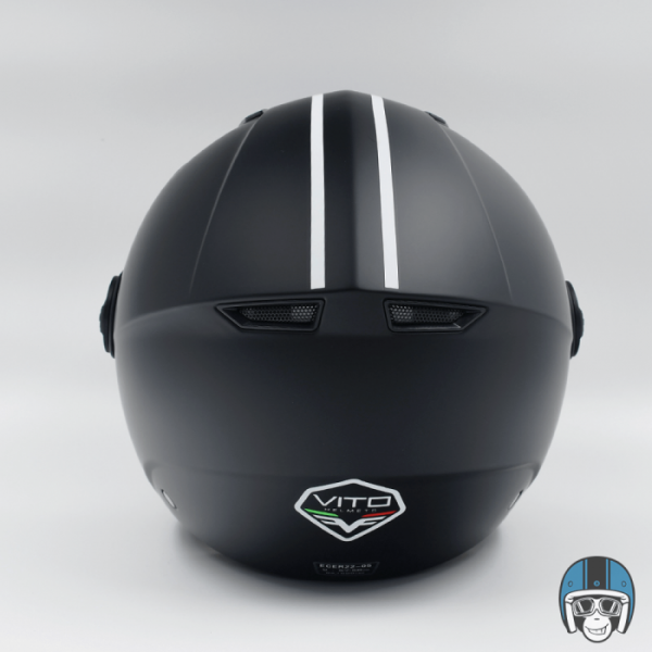 VITO Jet Moda Scooterhelm Mat Zwart
