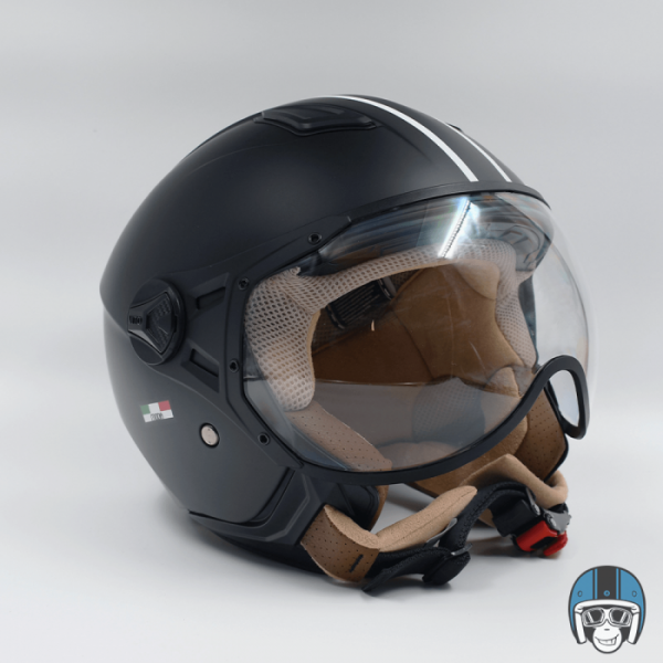 VITO Jet Moda Scooterhelm Mat Zwart