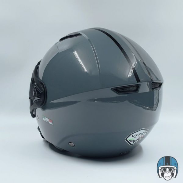 VITO Jet Moda Scooterhelem Nardo Grey