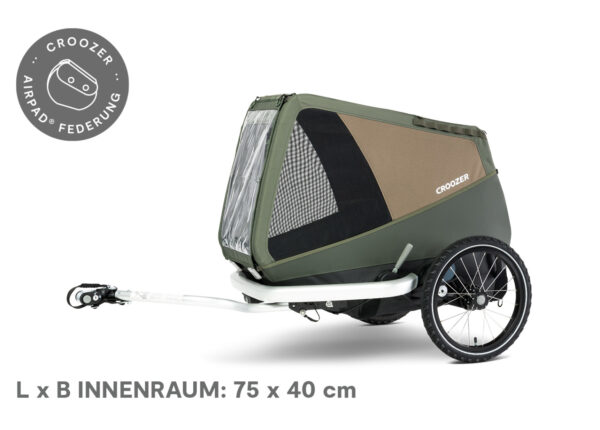 CROOZER ENNA HODENKAR VOOR FIETS MOSGROEN DOG L