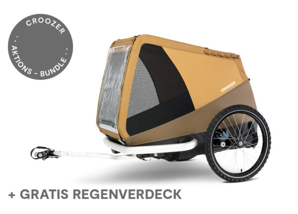 CROOZER MIKKE HODENKAR VOOR FIETS ZONSONDERGANGGEEL DOG XL