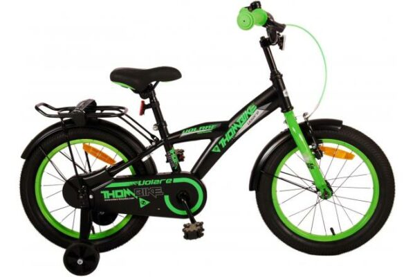 Volare Thombike Kinderfiets – Jongens – 16 inch – Zwart Groen