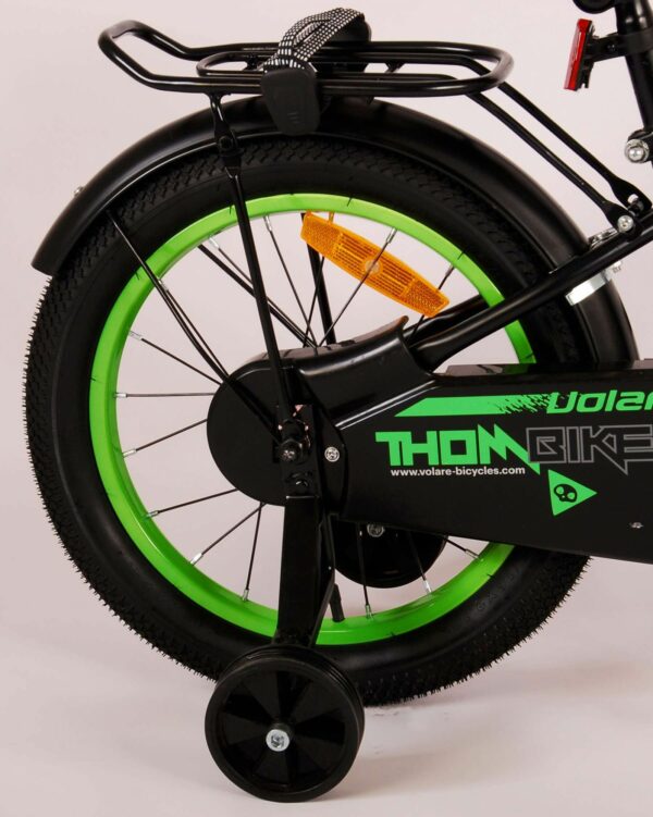 Volare Thombike Kinderfiets – Jongens – 16 inch – Zwart Groen