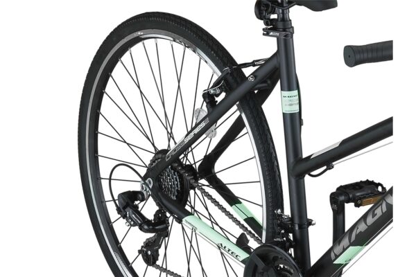 Altec Magnetic Trekking V-Brakes Dames 28 inch 52 cm Black/Mint