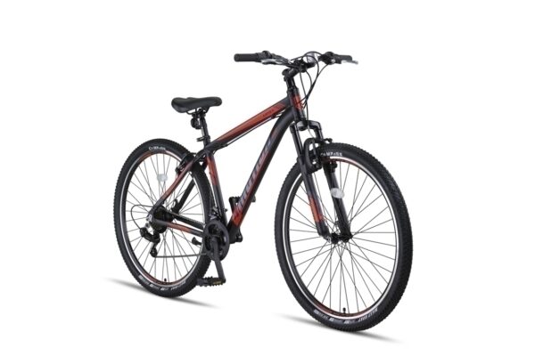 Umit 4 motion 27.5 inch MTB V-Brakes  Zwart-Rood   *** ACTIE ***