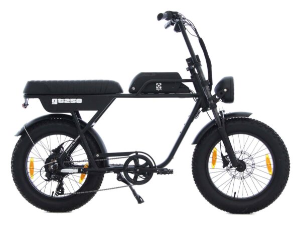 AGM GT250 Eelektrische Fatbike 250W 25km/h Zwart