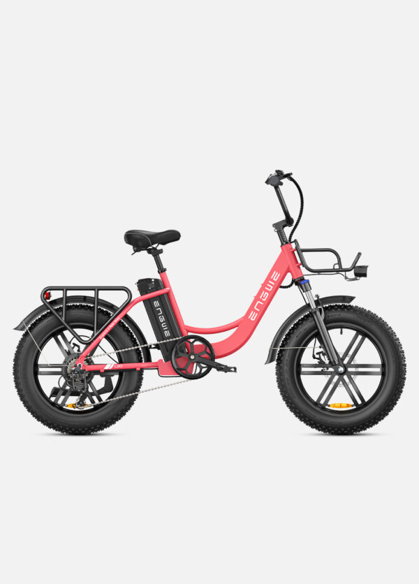 Engwe L20 Elektrische Fatbike EU Version 20inch 25km/h 250W Flamingo Pink – 2024