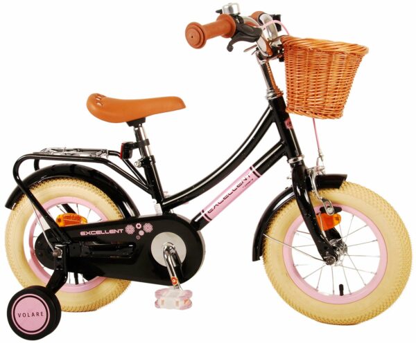 Volare Excellent Kinderfiets – Meisjes – 12 inch – Zwart