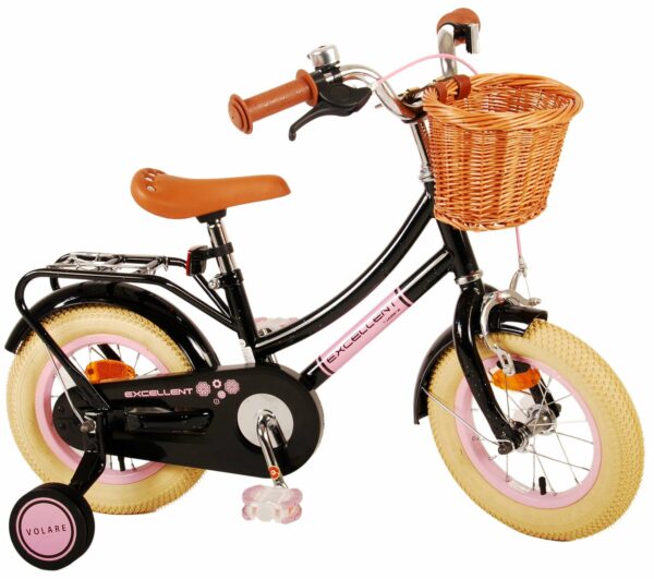 Volare Excellent Kinderfiets – Meisjes – 12 inch – Zwart