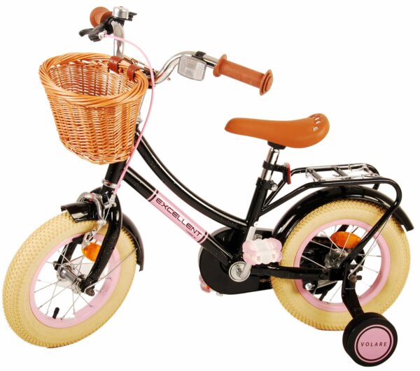 Volare Excellent Kinderfiets – Meisjes – 12 inch – Zwart