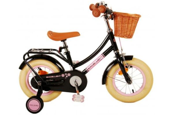 Volare Excellent Kinderfiets – Meisjes – 12 inch – Zwart