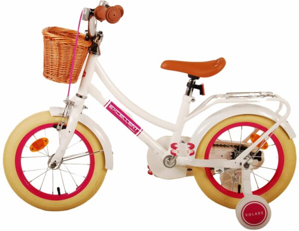 Volare Excellent Kinderfiets – Meisjes – 14 inch – Wit