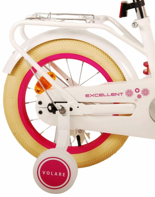 Volare Excellent Kinderfiets – Meisjes – 14 inch – Wit