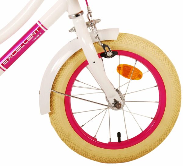 Volare Excellent Kinderfiets – Meisjes – 14 inch – Wit