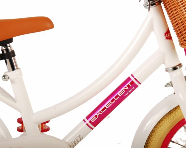 Volare Excellent Kinderfiets – Meisjes – 14 inch – Wit